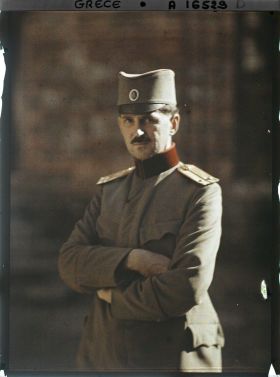 Image représentant Turquie, Hilendar, Portrait de Mr Petckovitch, Professeur agrégé à l'Université de Belgrade lieutt dans l'armée Serbe