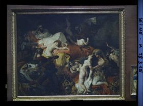 Image représentant La Mort de Sardanapale, Eugène Delacroix, musée du Louvre