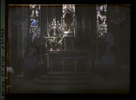 Image représentant Ile de France, Magny-en-Vexin, Intérieur de l'Eglise - Le Maître Autel