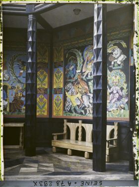 Image représentant L'Exposition des arts décoratifs, Pavillon de la Pologne, sur le Cours-la-Reine, salon d'honneur