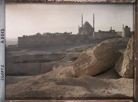 Image représentant Vue sur la mosquée Méhémet Ali dite " mosquée d'albâtre "