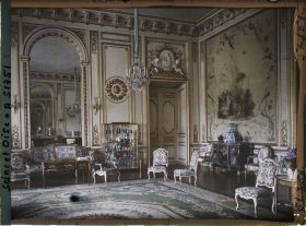 Image représentant Le grand salon du château de Voisins