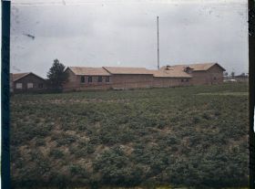 Image représentant France, Achiet, Une laiterie et un Champ de pommes de terres