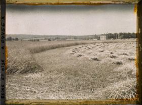 Image représentant Ile de France, Bouffemont, Champ de blé moissonné