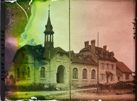 Image représentant France, Laffaux, Mairie et Ecoles autre vue