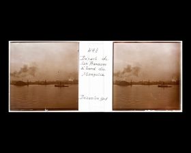 Image représentant Le port de San Francisco, vue prise du Mongolia au moment du départ