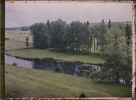Image représentant La Vallée de l'Eure vue de la route de Louviers vers l'amont