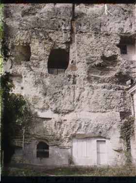 Image représentant Habitation troglodyte à étages dans le quartier des Patys