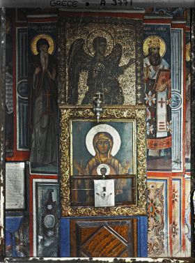 Image représentant Mont-Athos, Vatopediou, Décoration de l'entrée de l'Eglise