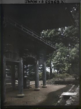 Image représentant Le temple Kaizen-ji : détail de la San-mon