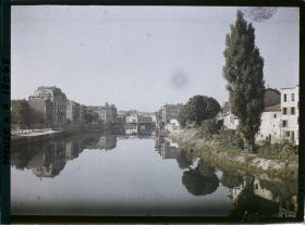 Image représentant France, Verdun, La Meuse à Verdun (Vue prise du Pont Chaussée