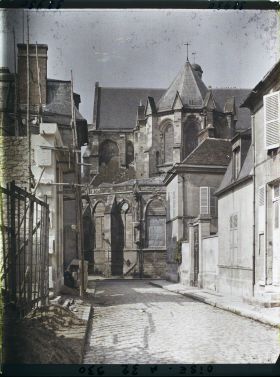 Image représentant France, Compiègne, Abside de l'Eglise St Jacques remise en état