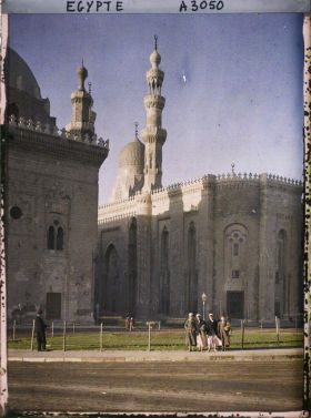 Image représentant Façade sud de la mosquée du sultan Hassan et de la mosquée Rifa'i