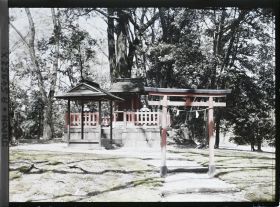 Image représentant Le palais impérial Sento (Sento-gosho) : le sanctuaire shintô Kakinomoto