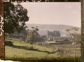 Image représentant France, Figeac, Paysage effet du matin (vallée du Celé)
