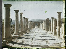 Image représentant Le cardo maximus vestiges de de l'antique Cuicul