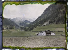 Image représentant Le massif du Geisler (Geislergruppe) depuis le col de Raiser, sur les hauteurs de Wolkenstein in Gröden (Selva di Val Gardena)