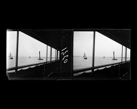 Image représentant L'embouchure du Huangpu vue depuis la coursive du Staatssekretär Kraëtke