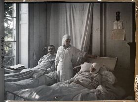 Image représentant Hôpital de Moreuil, grands blessés et infirmière