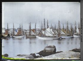 Image représentant Des thoniers dans le port