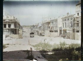 Image représentant France, St Mihiel, Reconstructions rue Pershing