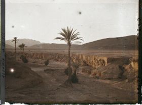 Image représentant Vue du lit de l'oued asséché