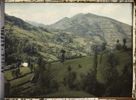 Image représentant La vallée de Bethmale vue du village de Samortein vers l'ouest