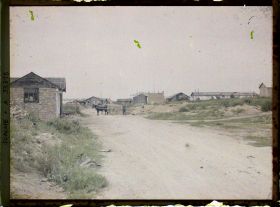 Image représentant France, Les Beufs , Vue prise de la route