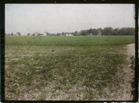 Image représentant France , Manet près Montigny, Champs de blé