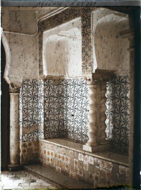 Image représentant Le vestibule d'entrée (sqifa) de la Bibliothèque nationale (Dar Mustapha Pacha)