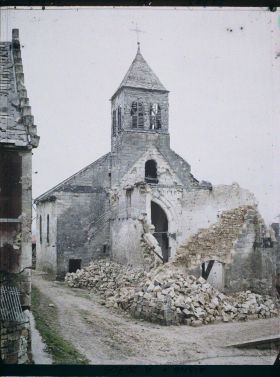 Image représentant France, Celles-s/Aisne, Façade de l'Eglise