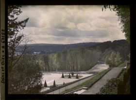 Image représentant Le parc vu depuis le jardin du Trocadéro