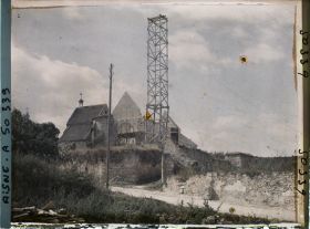 Image représentant France, Vieil-Arcy, Eglise en reconstruction