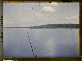 Image représentant La rade, le Léman et la jetée des Eaux-Vives