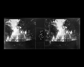 Image représentant Un petit temple boudhique, probablement dans le quartier Colpetty