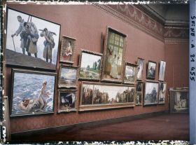 Image représentant Le Salon des artistes français au Grand Palais, tableaux