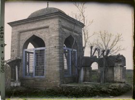 Image représentant Grèce, Salonique, Tombeau à l'entrée du Cimetière Turc