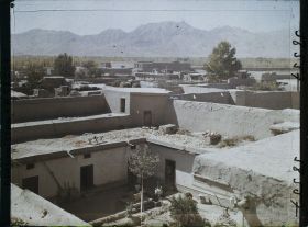 Image représentant Afghanistan, Kaboul, Vue vers le Village de Bodja-Mollah et plaine de Dar-ul-Aman