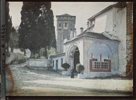 Image représentant Turquie, Hilendar, Entrée du Monastère