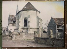 Image représentant France, Marest s/ Matz, Guerre L'Eglise de Marest s/Matz
