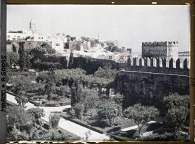 Image représentant Le jardin de la casbah des Oudaïa créé dans le style andalou en 1915-1918