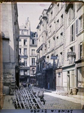 Image représentant La rue Mauconseil et au fond, la rue Montorgueuil