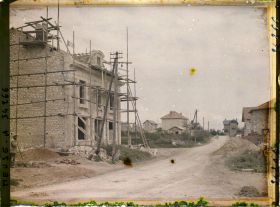 Image représentant France, Fresnes en Woëvre, Reconstruction rue de la Rochelle