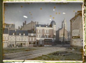 Image représentant Somme, Péronne, Quartier Ouest au Soleil Couchant