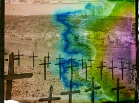 Image représentant France, St Maurice sous les Côtes, Panorama du Village et tombes allemandes autre aspect