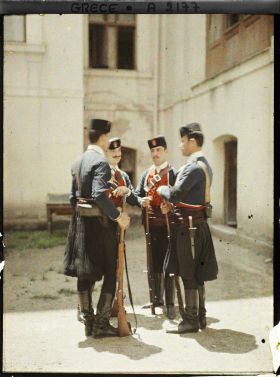 Image représentant Groupe de soldats crétois