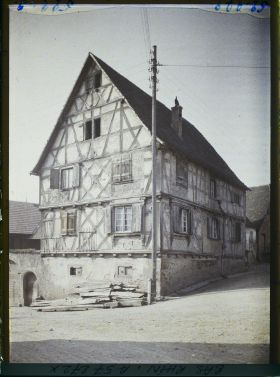 Image représentant Alsace, Furdchausen, Type de Vieille maison XVe Siècle