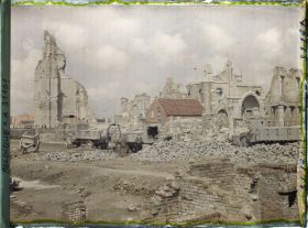 Image représentant Belgique, Ypres, Les ruines de l'Eglise St Martin