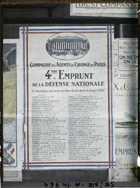 Image représentant Affiche de l'emprunt national, Compagnie des agents de change de Paris