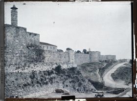 Image représentant Vue de la Tour de David depuis l'extérieur des remparts de la vieille ville